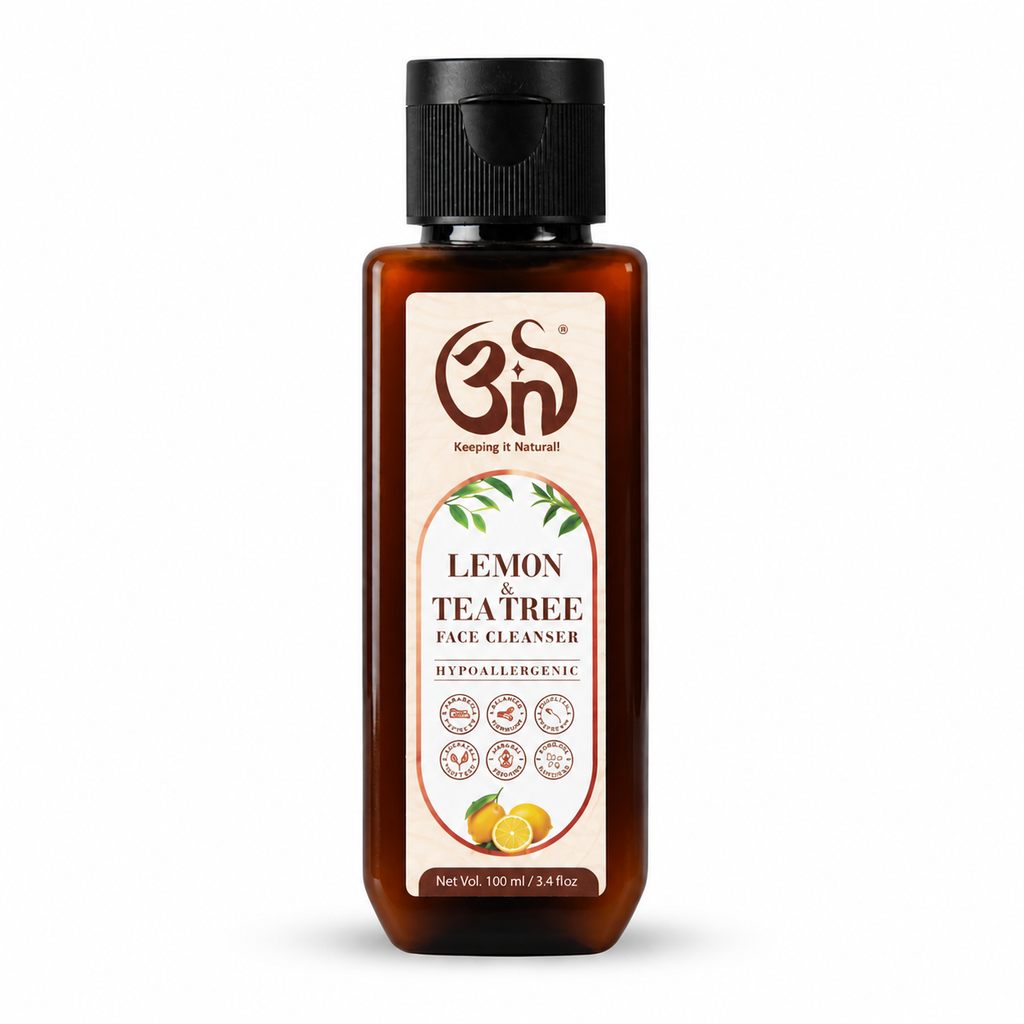Lemon & tea tree face cleanser