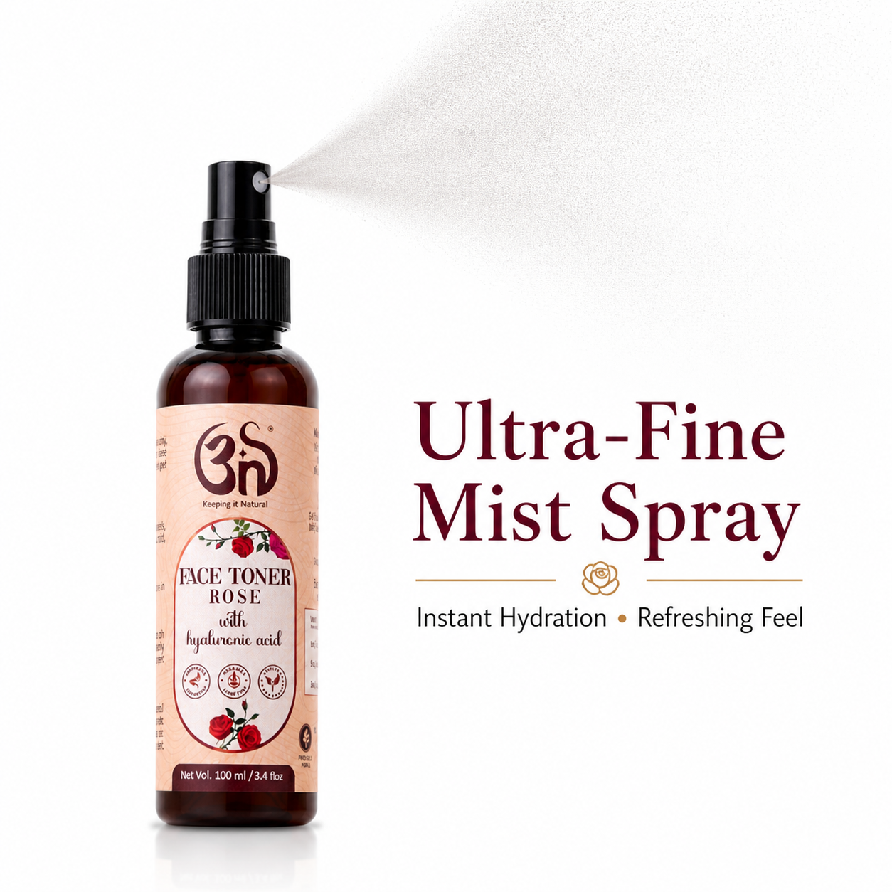 ROSE AND HYALURONIC FACE TONER