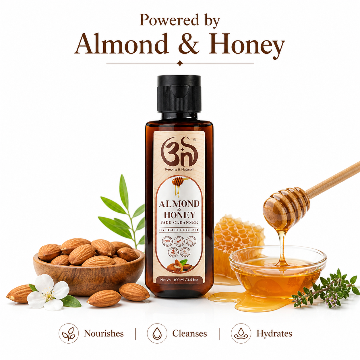 Almond And Honey Face Cleaner