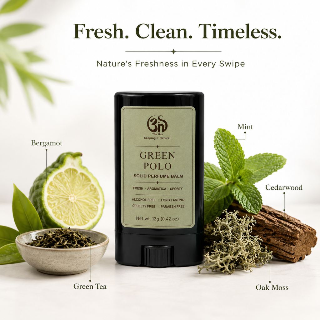 Green Polo Solid Perfume Stick