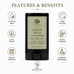 Green Polo Solid Perfume Stick