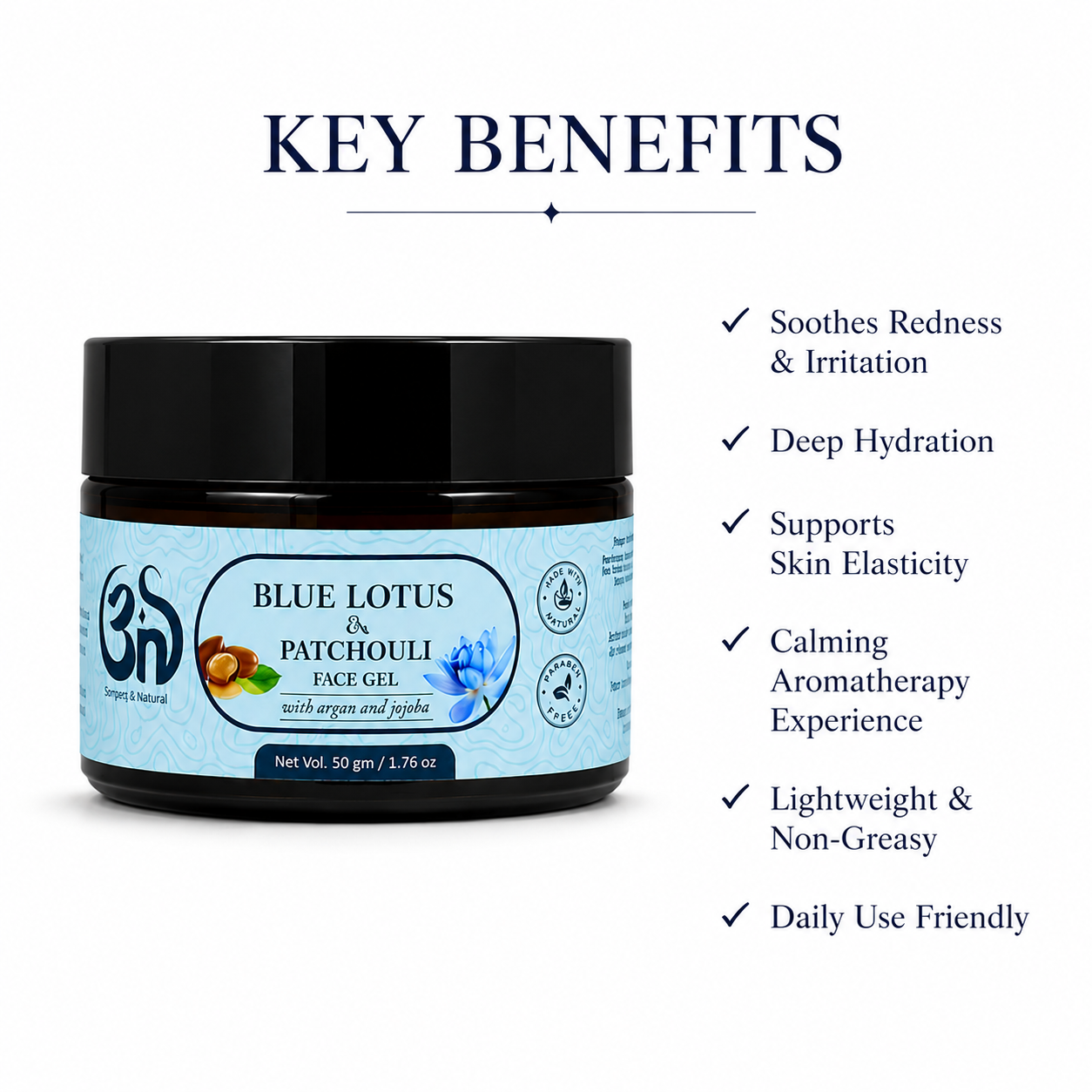 Blue Lotus And Patchouli Gel
