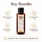 Lemon & tea tree face cleanser