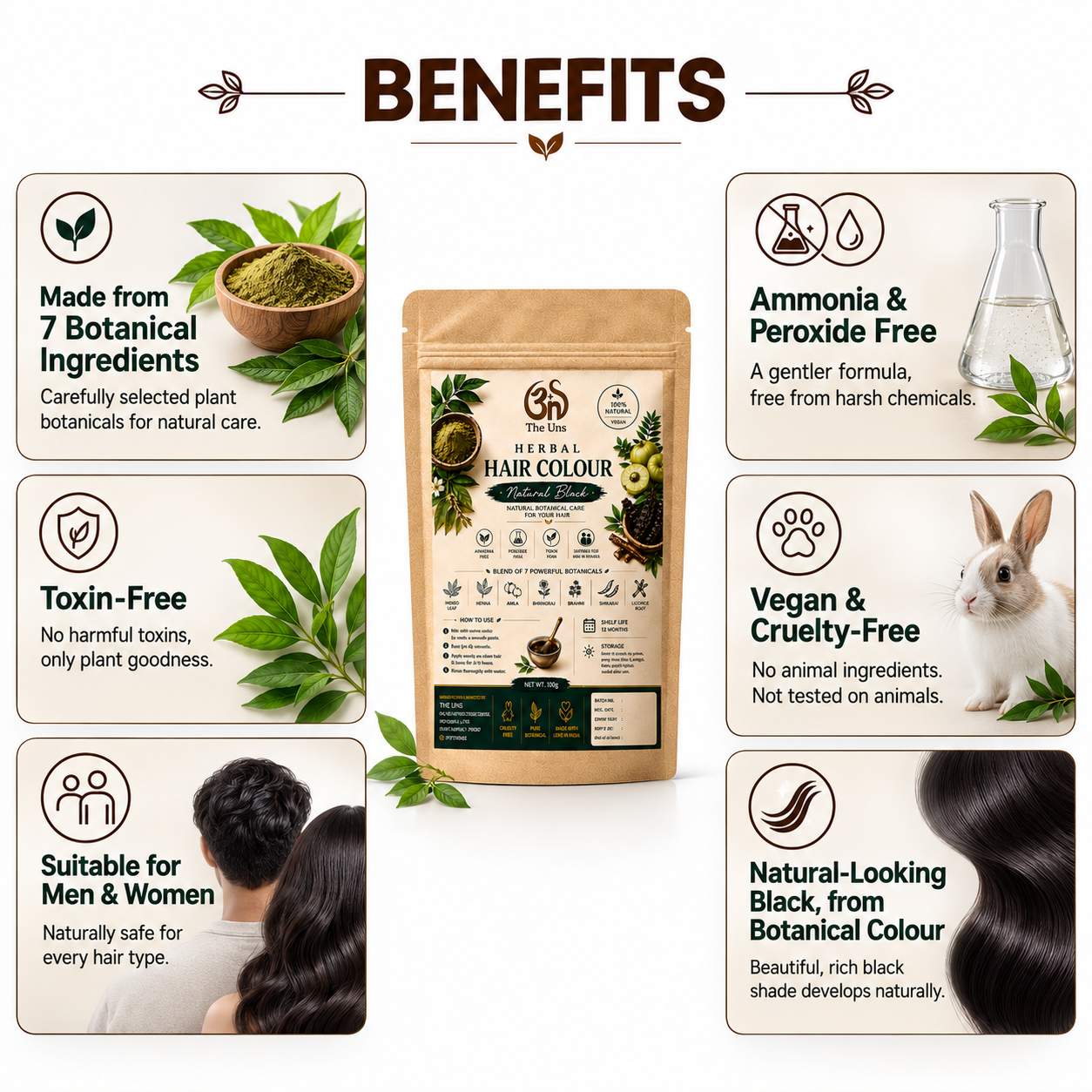 Herbal Hair Colour (Natural Black)