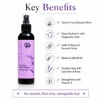 Frizz control hair spray