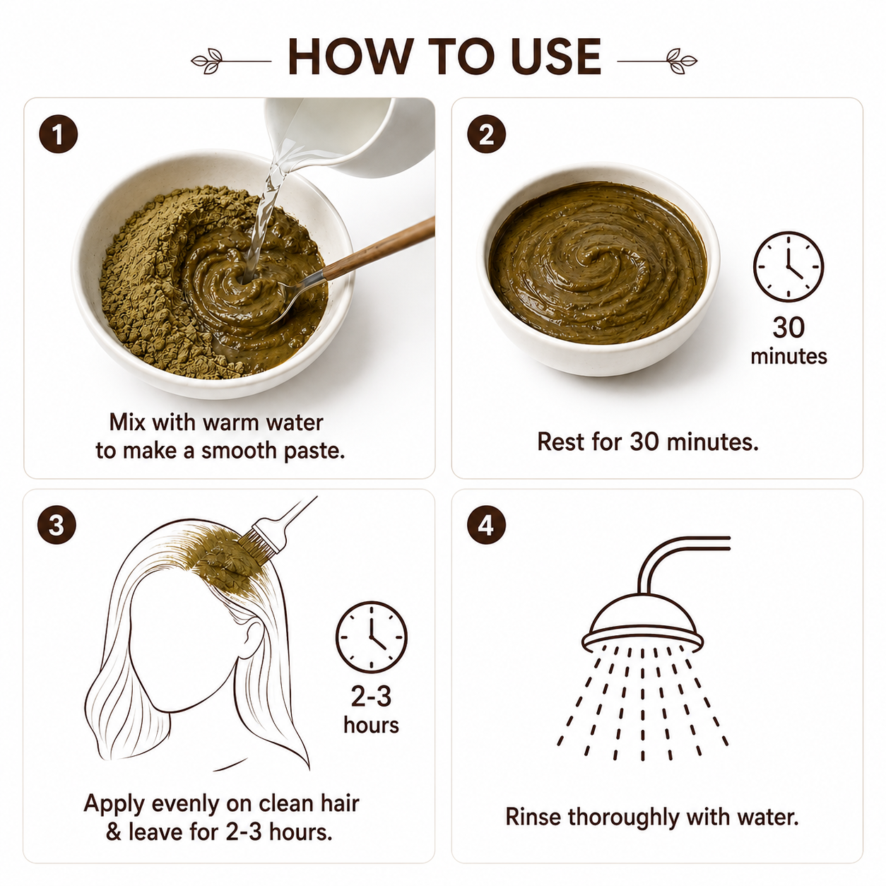 Herbal Hair Colour (Natural Black)