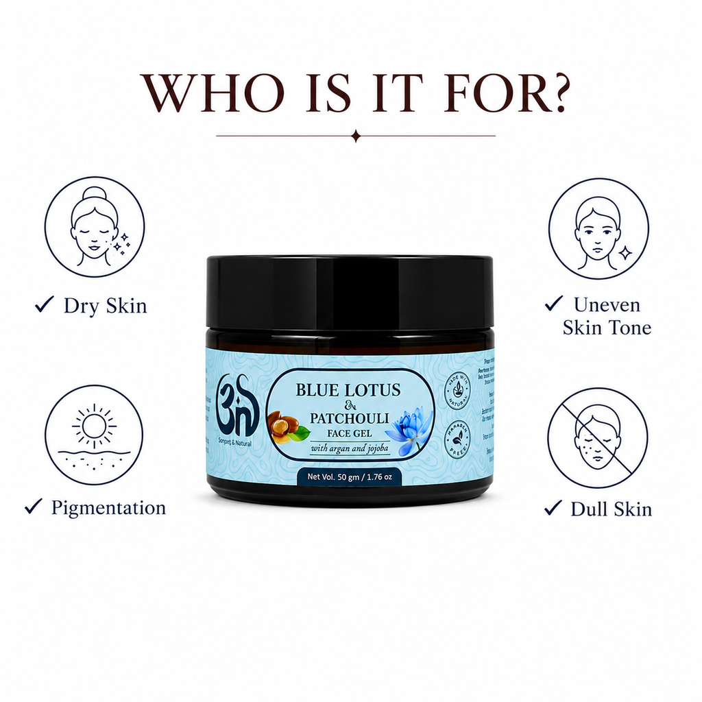 Blue Lotus And Patchouli Gel