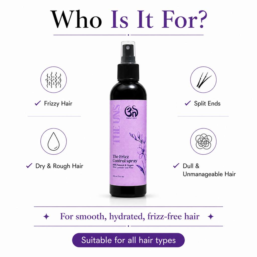 Frizz control hair spray