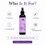 Frizz control hair spray