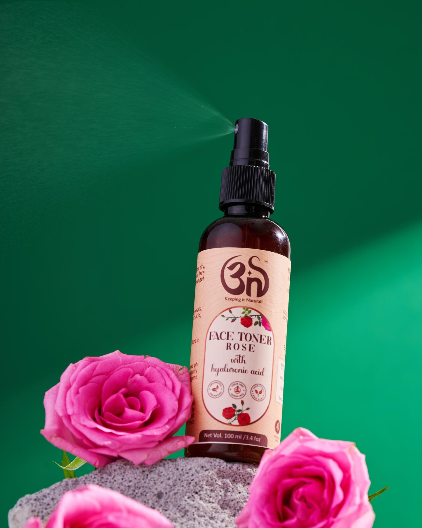 ROSE AND HYALURONIC FACE TONER