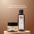 Clear & Even Duo – Lemon & Tea Tree Face Cleanser + Scar Repairing Gel